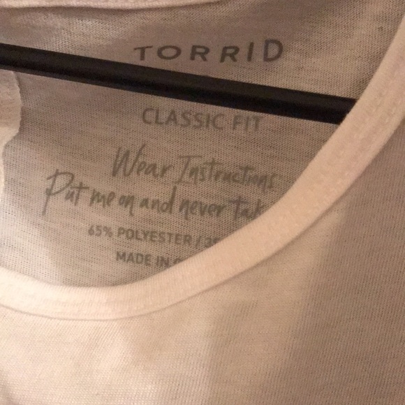 NWT Torrid Classic Fit White Tank Top Size 18/20 - Picture 5 of 7